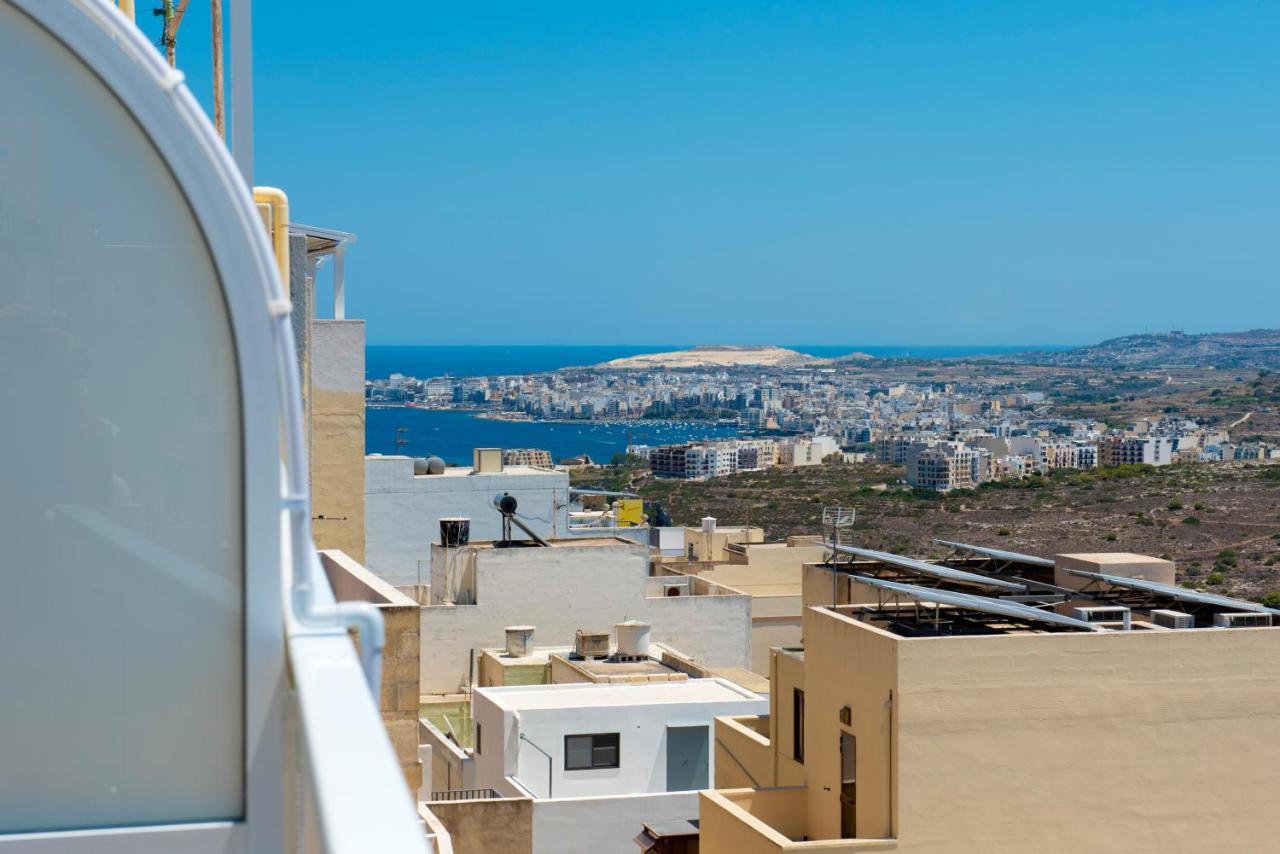 Summer Breeze Apartment With Panoramic Terrace - By Getawaysmalta 멜리에하 외부 사진