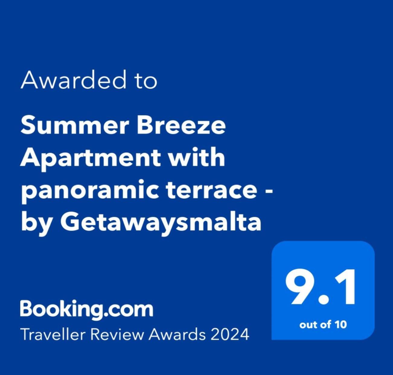 Summer Breeze Apartment With Panoramic Terrace - By Getawaysmalta 멜리에하 외부 사진